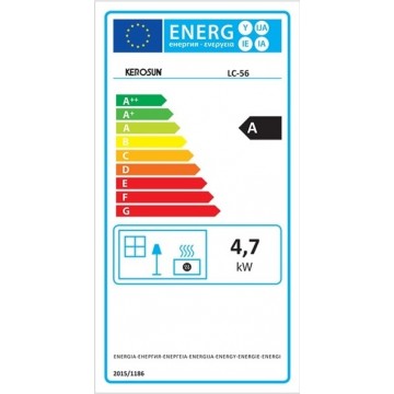 Kerosun LC-56 Αερόθερμη Σόμπα Κηροζίνης 4.7kW Ασημί